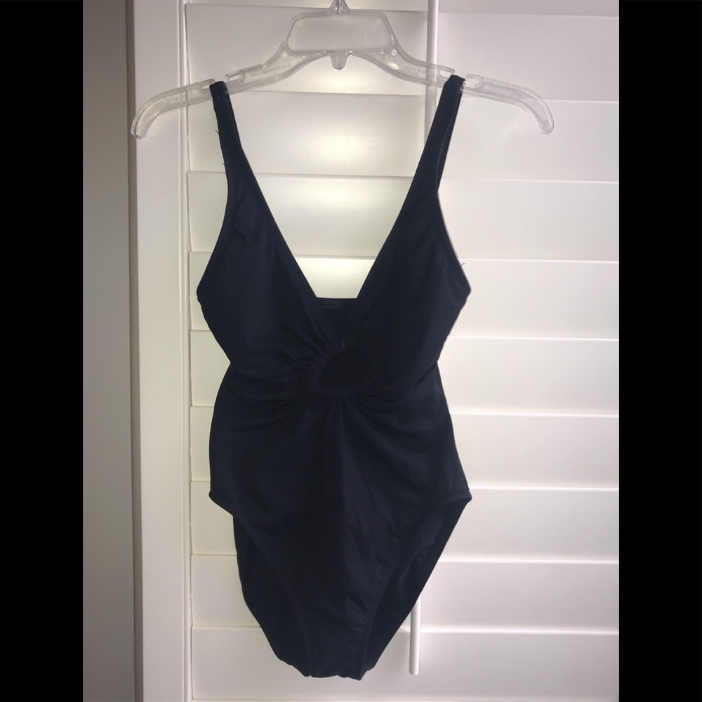 Navy Blue Swim Suit Sz 6